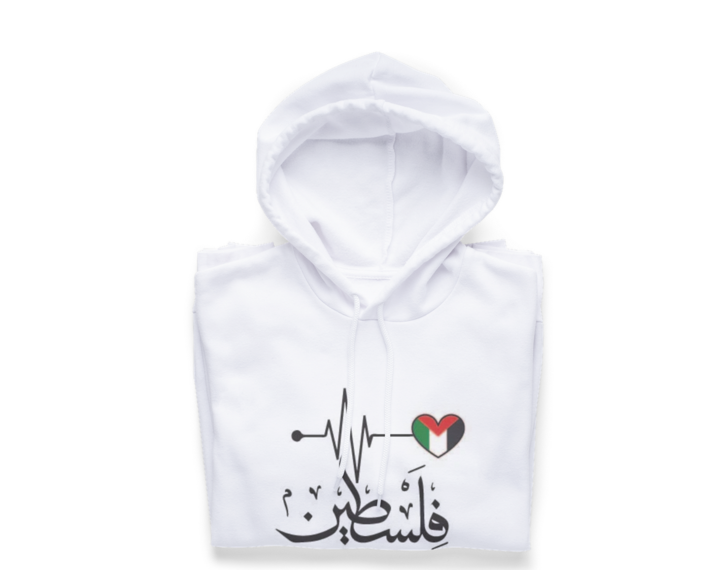 Palestine heartbeat فلسطين Hoodie