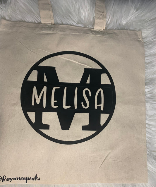 Tote Letter  bags