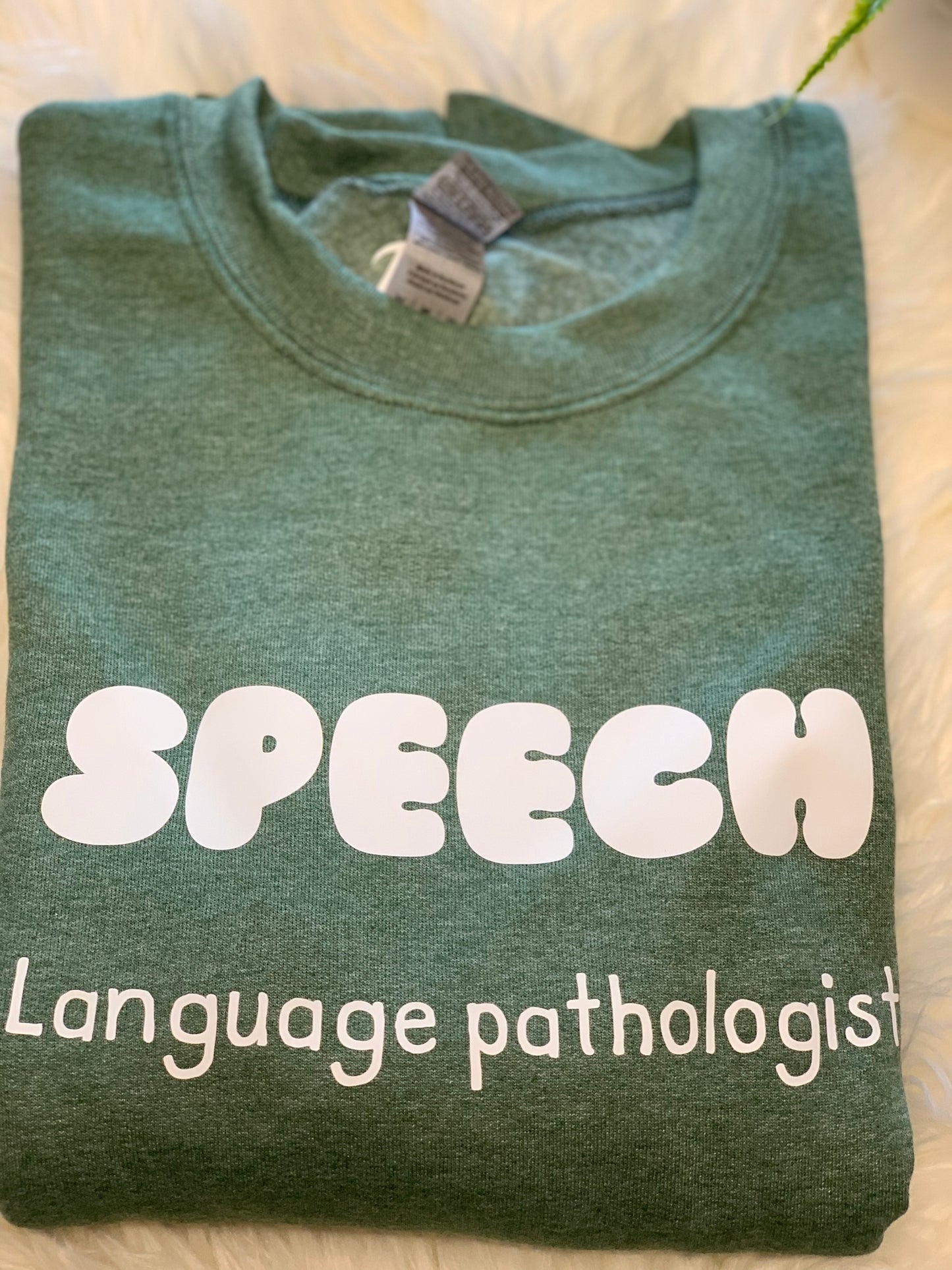 SPEECH PATHOLOGY FLEECE CREWNECK